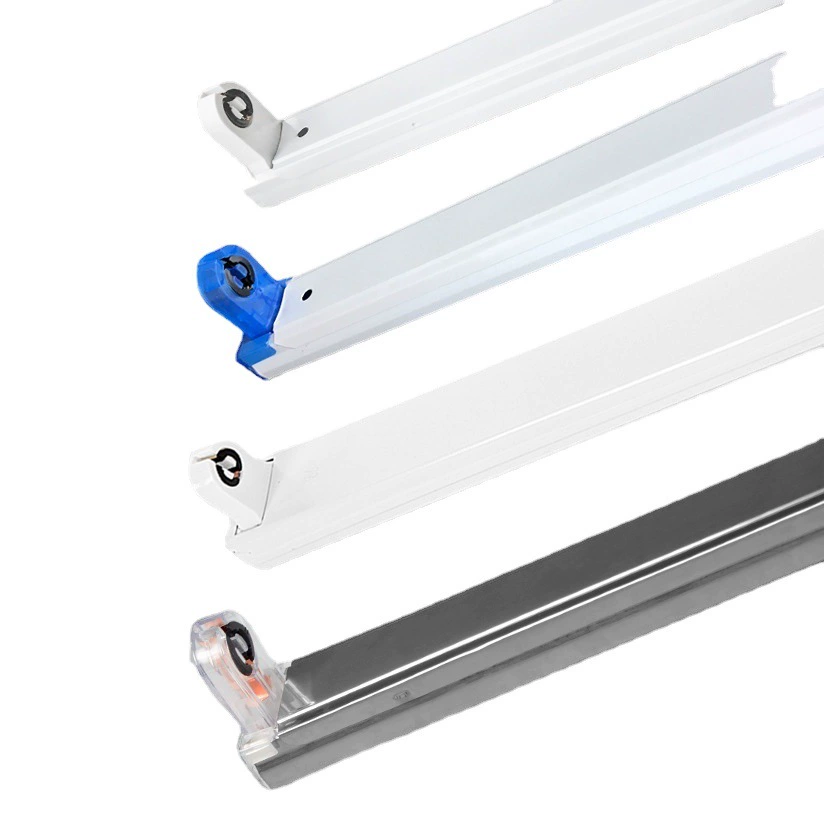 Пустой кронштейн 1,2 метра одинарная трубка двойная трубка с крышкой Световая трубка держатель лампы Утюг t8 люминесцентная лампа Светодиодная лампа кронштейн трубки корпус