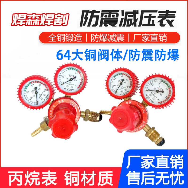 Сварочный Сен Все Меди Пропан Метр Пропан Редукционный Клапан Противоударный Манометр Пропан Снижение Давления Метр Оптовая Продажа Фабрики