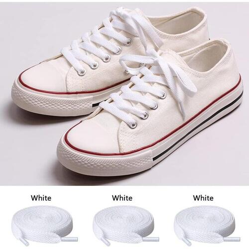 P9250 New shoelaces 3 pairs of flat shoes lace 5 16 wide