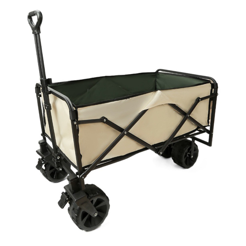 Tuoshuo acampar al aire libre coche de picnic campamento coche portátil plegable carro excursión camping remolque puesto carro