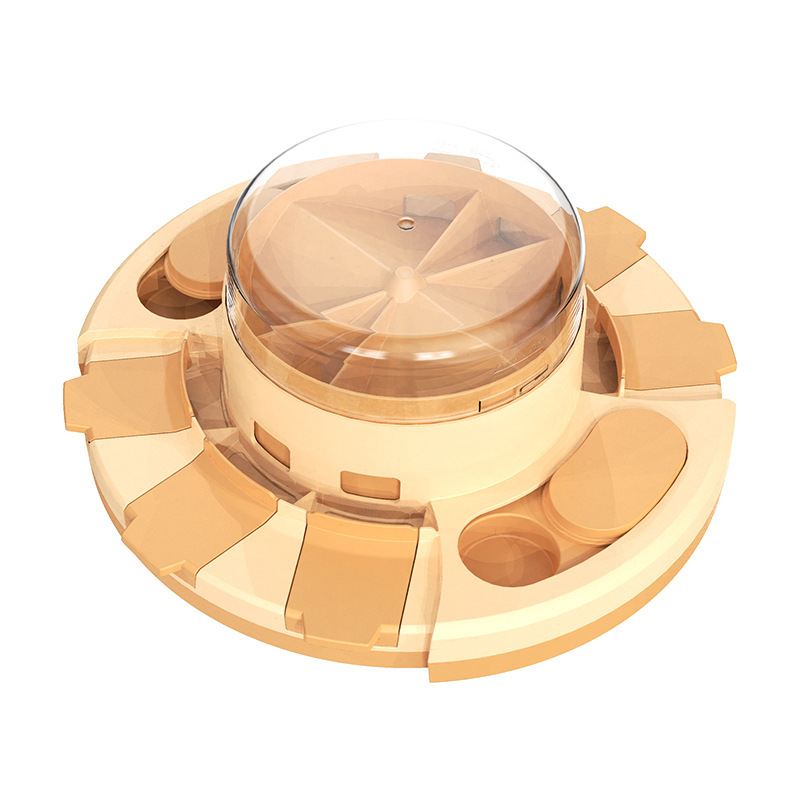 Alimentador de mascotas transfronterizo nuevo producto explosivo Amazon juguetes para perros beneficios inteligentes empresariales presionar la fuga de alimentos en stock al por mayor