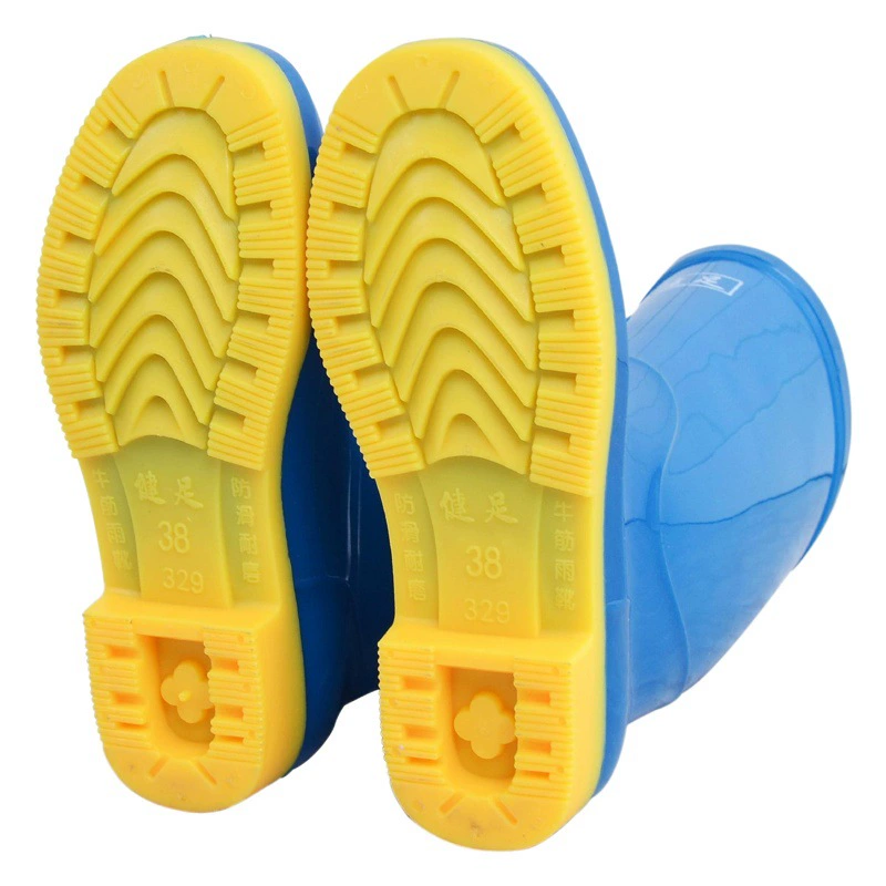 Нескользящие непромокаемые кухонные Рабочие Резиновые сапоги для взрослых с высокой трубкой на флисовой подкладке рынок охраны труда однотонные резиновые сапоги из ПВХ водонепроницаемая обувь женская