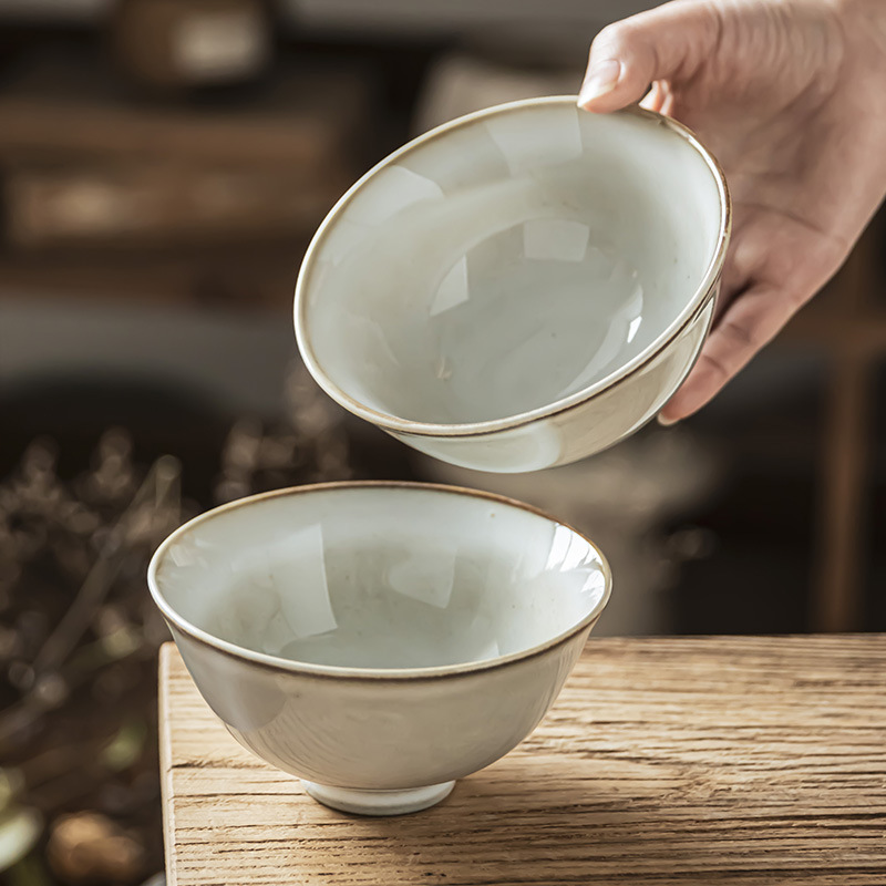 Tacos de arroz retro japonés trazado creativo tazón de cubiertos tazón mayorista casero desayuno tazón de auriculares tazón de postre de restaurante