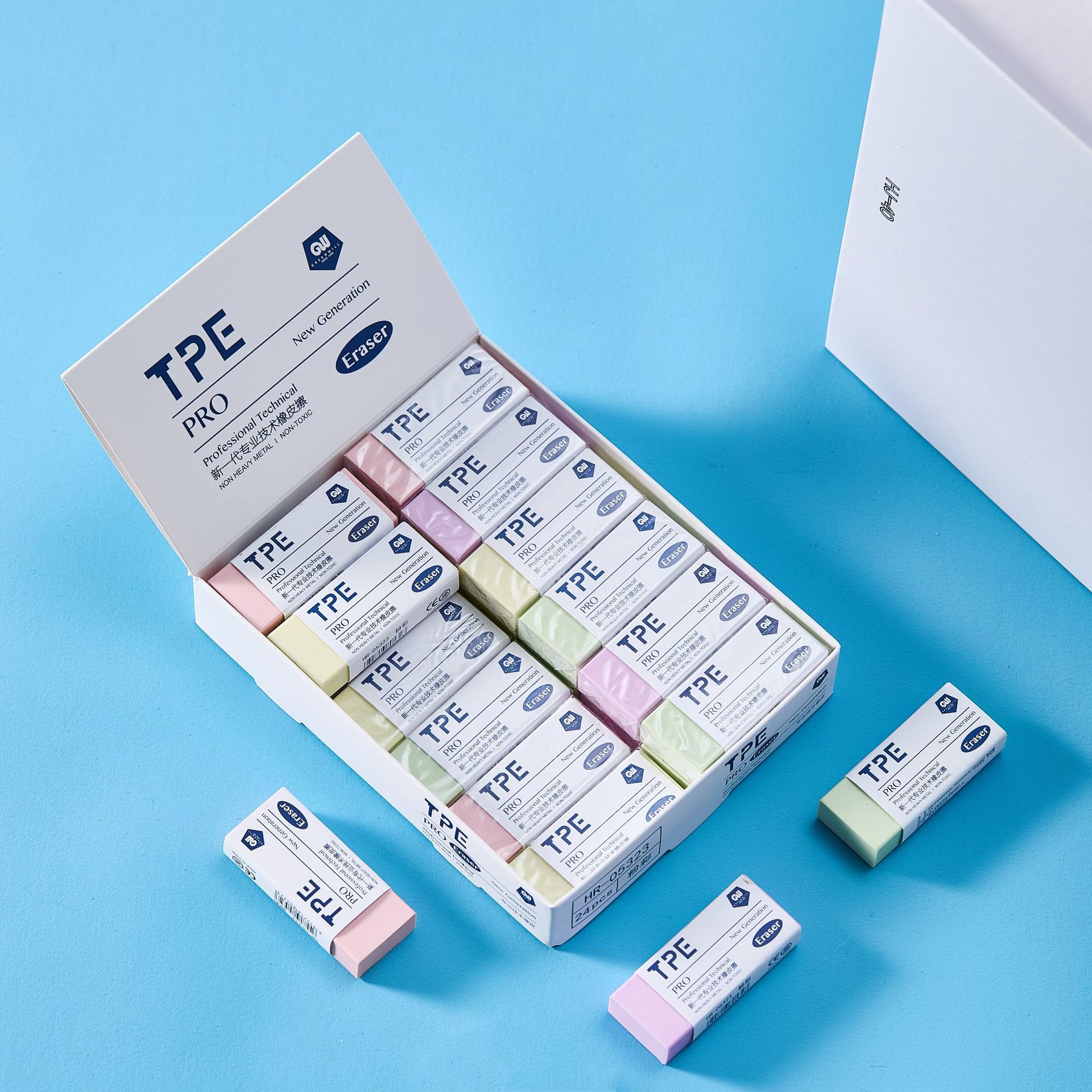 Borradores pastel borradores para exámenes de estudiantes, borradores especiales TPE, papelería limpia para estudiantes de primaria