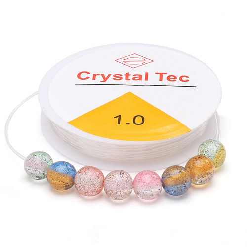 Packaged crystal thread elastic string beading elastic cord bracelet necklace elastic rope DIY handmade accessories decoration materials