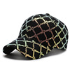 Fashionable baseball cap, nail sequins, sun hat for beloved, new collection, western style, Korean style, European style