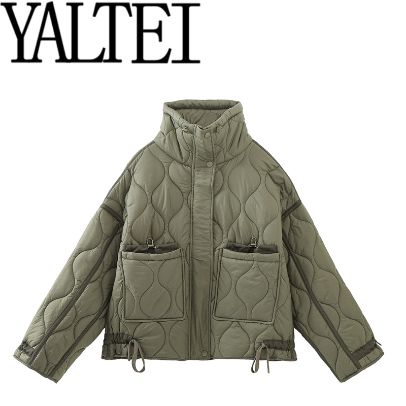Qadın pambıq jaket - Fransa dizaynı, payız üçün