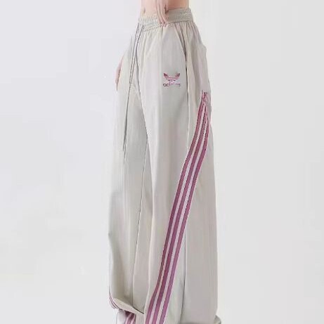 Clover Casual Wide-Leg Pants Unisex Spring and Autumn Three-Stripe Sports Drape Straight-Leg Pants Jazz Dance Pants Clover Casual Wide-Leg Pants Unisex Spring and Autumn Three-Stripe Sports Drape Straight-Leg Pants Jazz Dance Pants