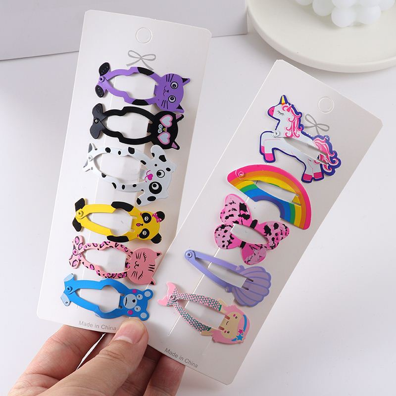Molinhas de cabelo com animais em esmalte para meninas princesa_voghion.com