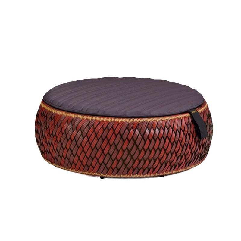 Jardín al aire libre Terraza patio hecho a mano de ratán mesa y silla Nordic salón sofá mesa de café combinación simple ocio muebles