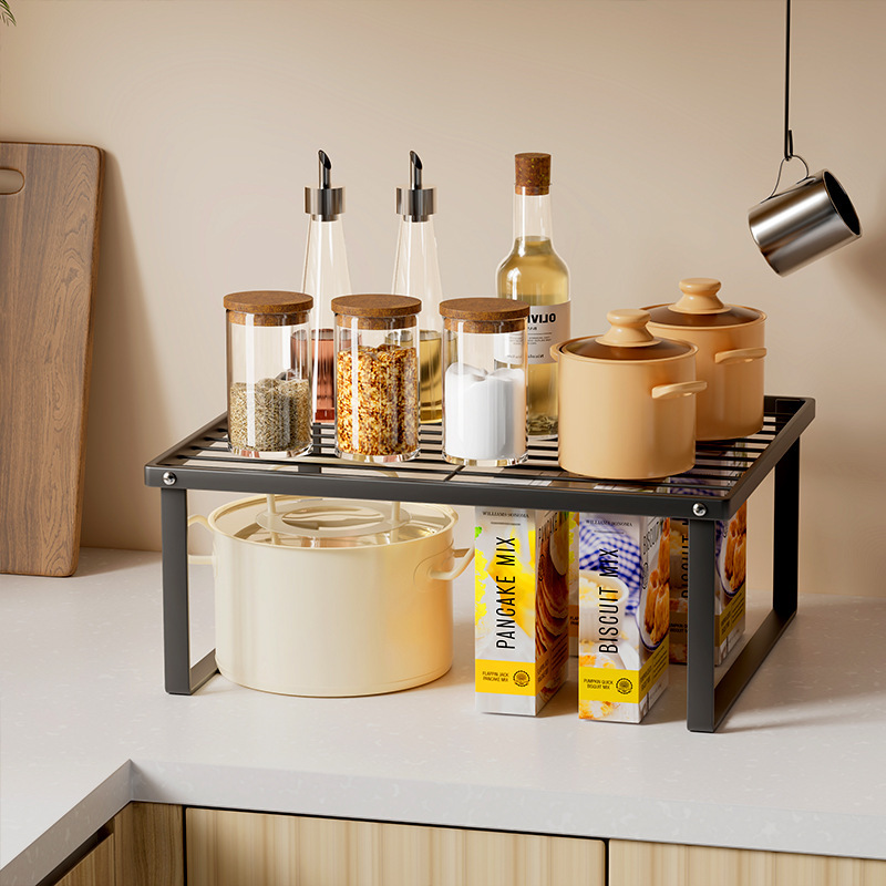Manufacturer Wholesale Floor-Standing Storage Racks, Kitchen Storage Shelves, Layered Spice Racks, Bowl and Plate Holders, Cookware Countertop Cabinets