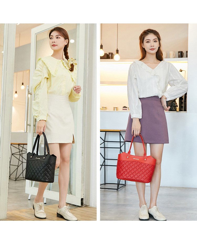 Fashion Embroidered Solid Color Shoulder Handbag Women Wholesale display picture 1