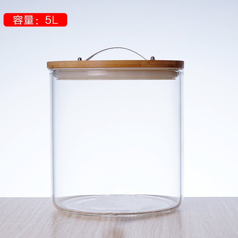 Jugo de vidrio puede beber cubo con grifo comercial limón jugo cubo gran capacidad sellada enzima cubo jugo trípode