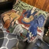 Guitar woman blanket