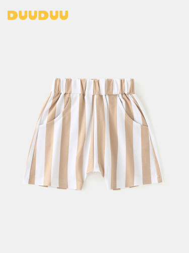 DUUDUU Striped Summer Thin Men's Baby Pants Infant Outwear Trendy Children's Clothing Category A Children's Shorts