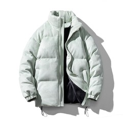 新款麂皮绒棉服男士棉袄潮流冬季日系宽松面包服时尚棉衣外套跨境