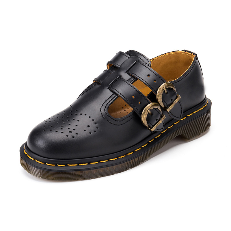 Black Mary Jane shoes low-cut