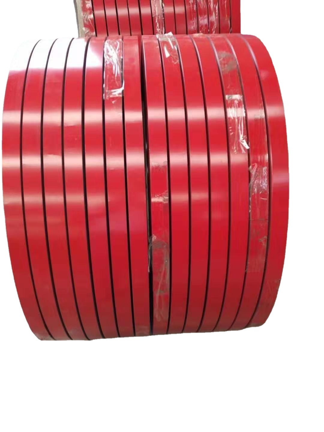 山东聚龙钢铁生产彩涂印花卷厂家, 可加工分条 开平 压瓦