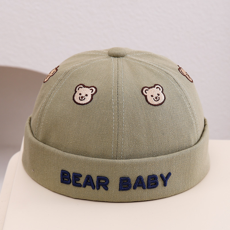 Baby terrateniente sombrero primavera y otoño nuevo bebé lindo super lindo gorro de piel de melón para niños y niñas gorro de primavera de cabello