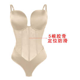欧美外贸大码胖MM跨境收复紧身婚礼晚礼服性感束身衣新升级美体衣