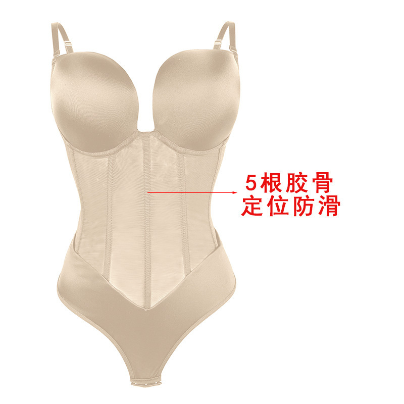 European and American Foreign Trade Plus-Size Fat mm Cross-Border Recovery Tight Wedding Evening Dress Sexy Corset Newly Upgraded Body Suit