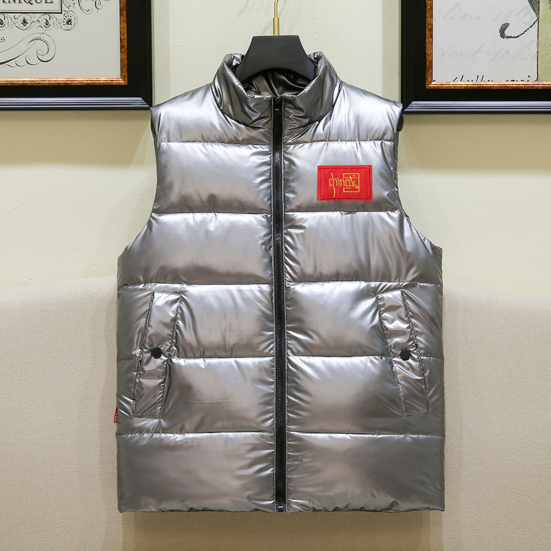 글로시 노워시 조끼 - 차이나 스탠다드 카본 그레이