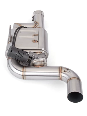 Motorcycle exhaust pipe, exhaust pipe stainless steel box middle