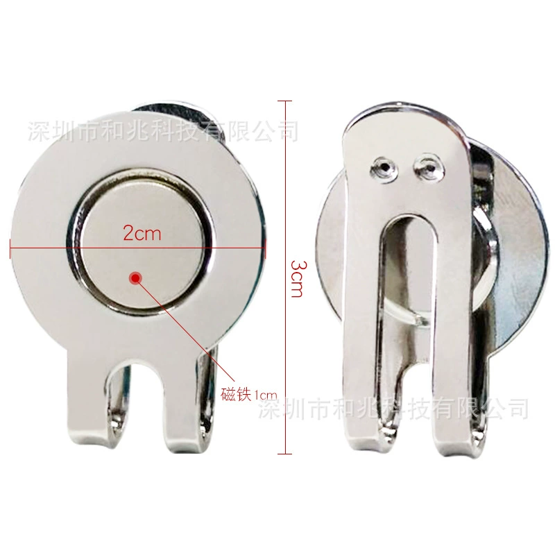 Magnetic metal baseball cap, accessories, material, 10 pieces