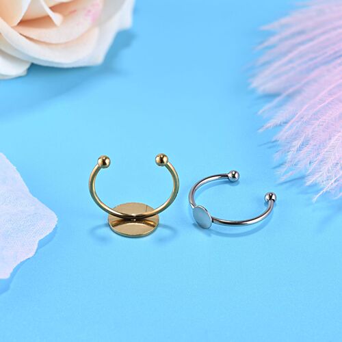Wholesale adjustable bamboo ring, open and versatile student knuckle ring, tail ring, cool design, internet celebrity hand jewelry