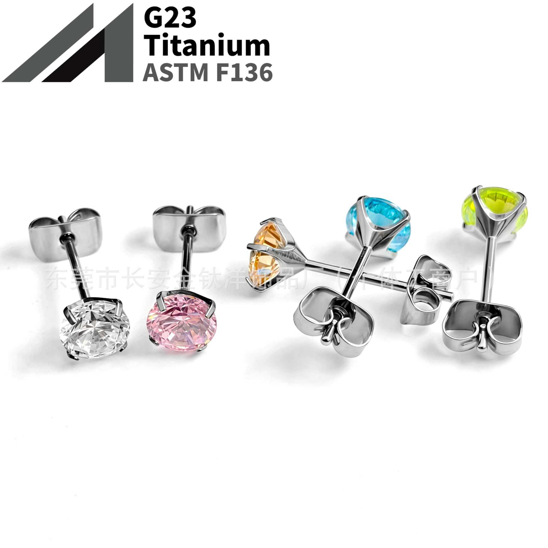16G labret stud size and finish detail