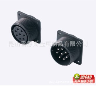 日本MISUMI米思米MMS系列面板型插座MMS3102A-22-23-S