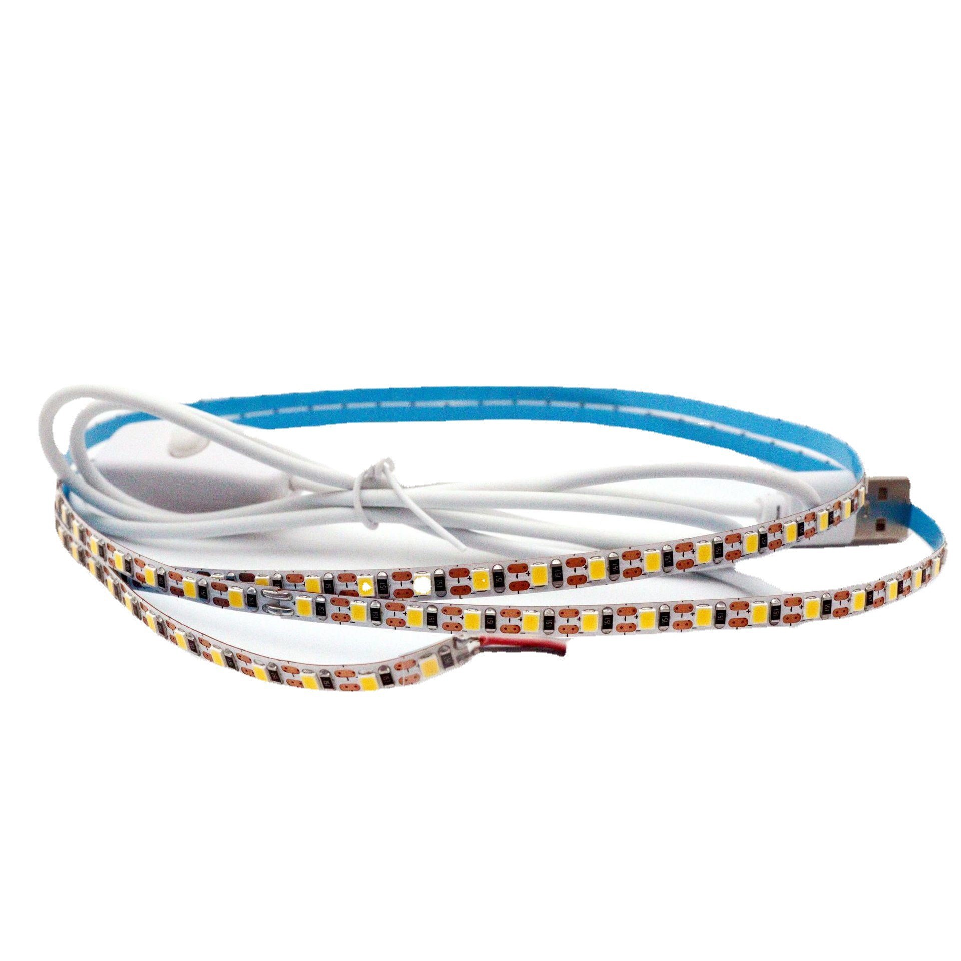 USB 스위치 라이트 바 5V2835 60 조명 120 조명 USB 스위치 라이트 바 선물 장식 실속 야간 시장 조명