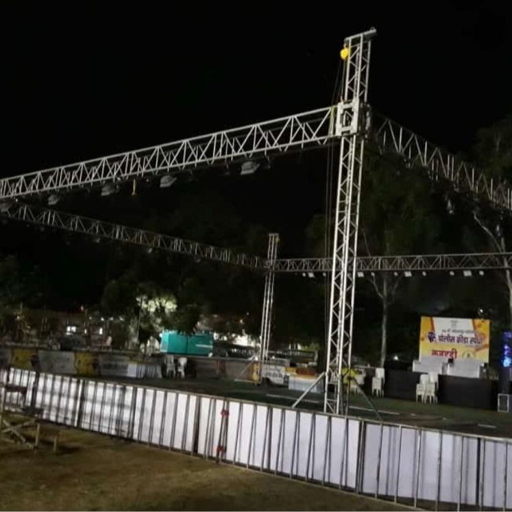 创笙外销custom款铝合金管材展台展览展示厂家直销插销架欧美标准