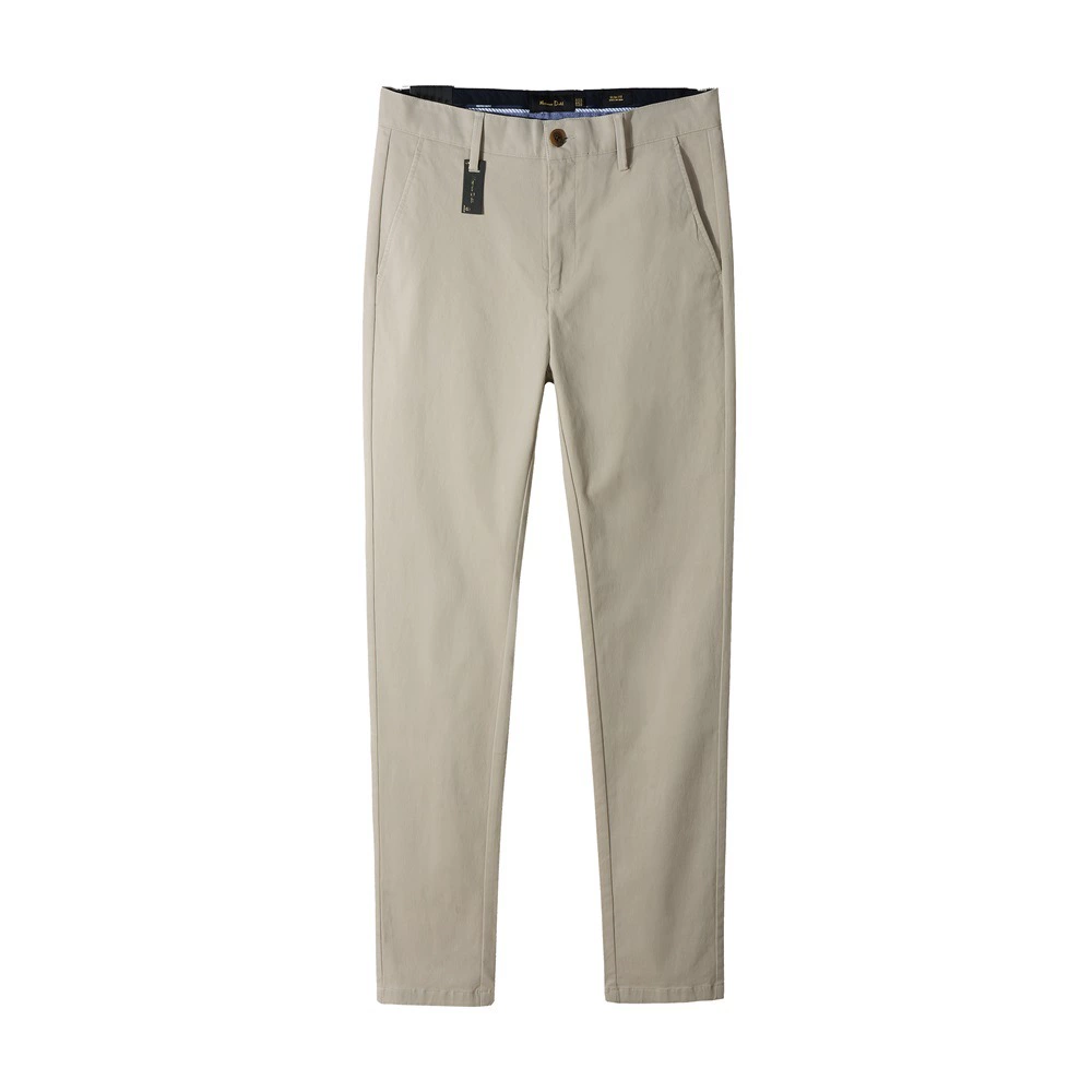 Trousers Elite autumn cotton casual, loose straight fit, sizes 30–40