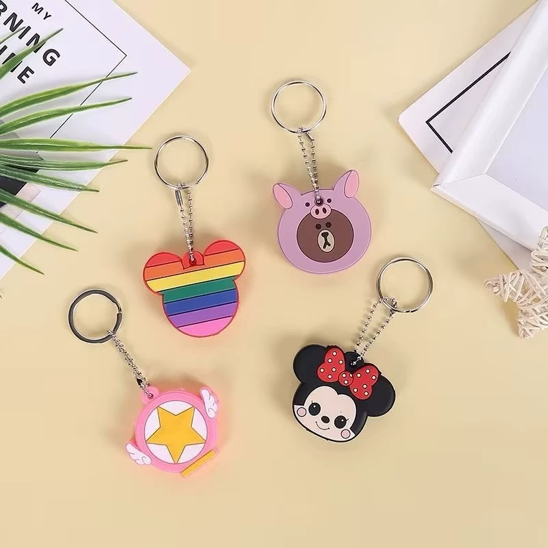 Ключница-мультфильм PVC, сумка, подвеска, аксессуар из мягкой резины, сделай сам