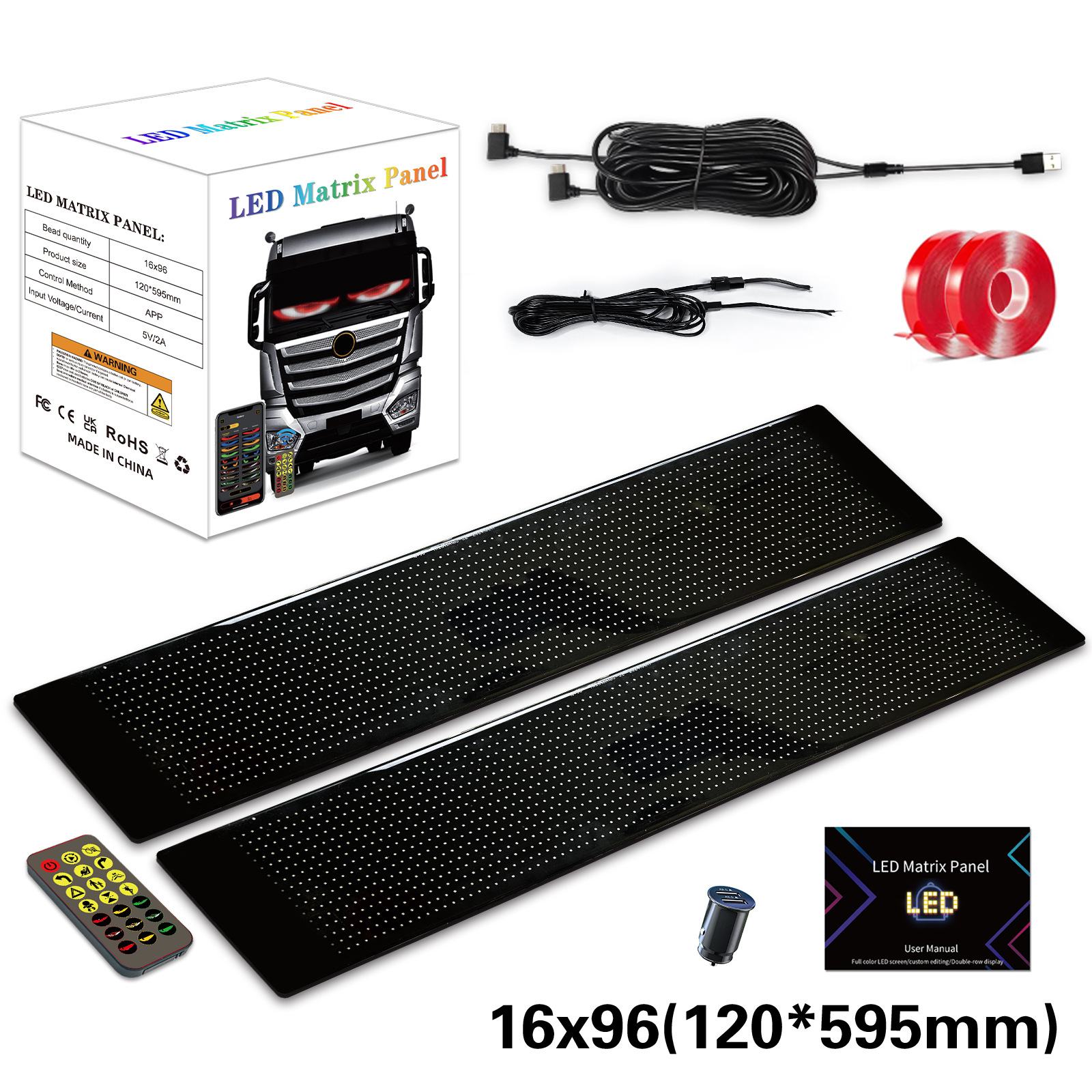 16*96 쌍(12X60) cm 밴/트럭 악마의 눈