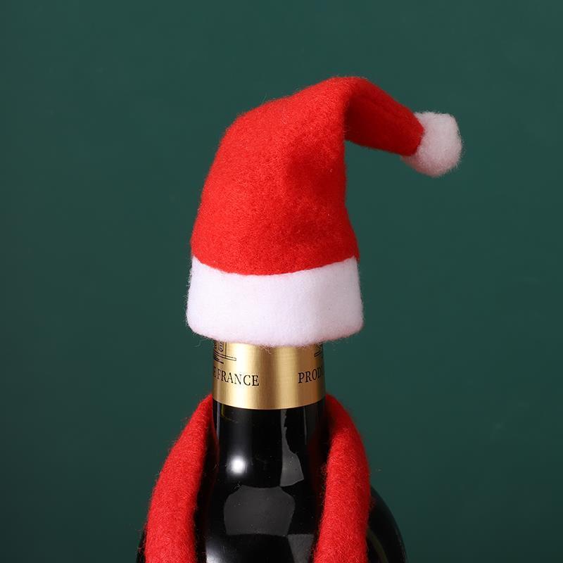 ロリポップクリスマス帽子キャンディークリスマス装飾品ミニクリスマス帽子不織布小さな帽子クリスマス帽子クリスマス帽子ギフト|undefined