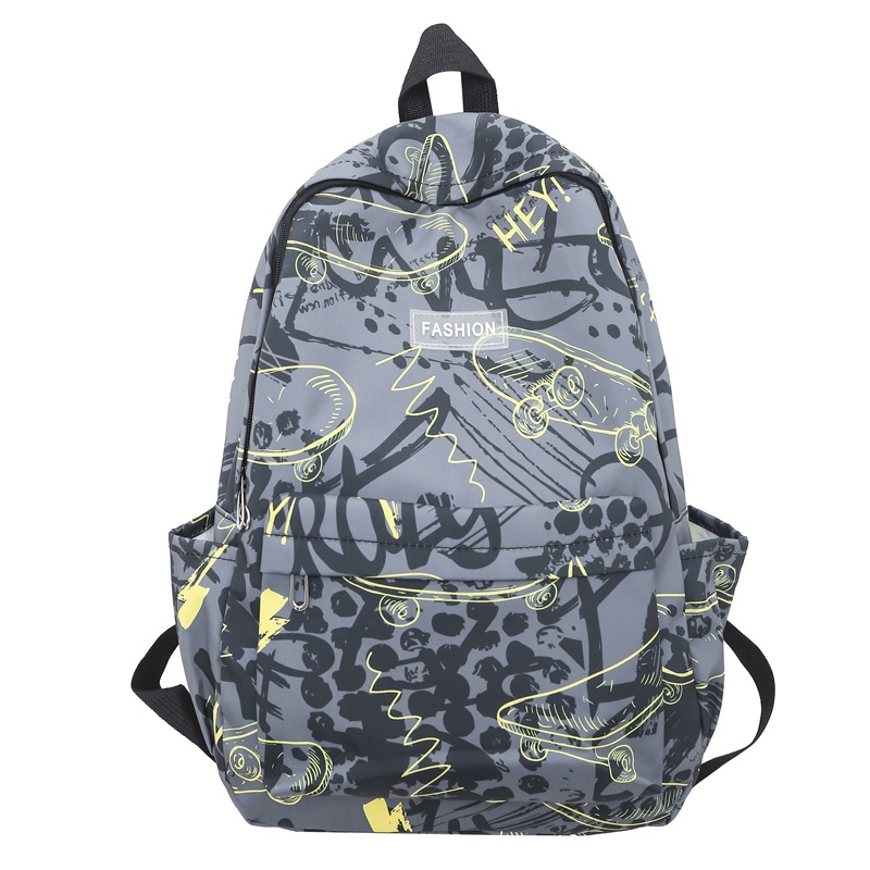 Nueva mochila para estudiantes de secundaria y preparatoria, graffiti de moda, viaje de ocio en el campus, mochila escolar de gran capacidad al por mayor