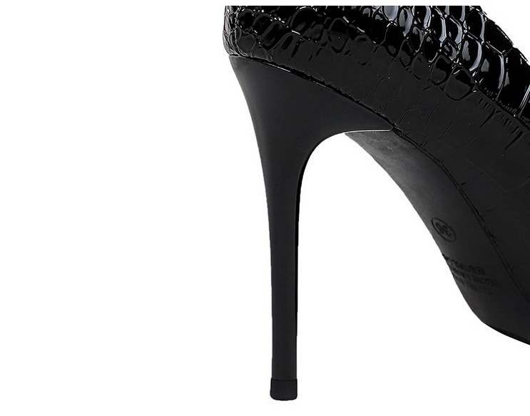 Damen High Heels Mit Schnallen In Schlangenlederoptik Elegant_voghion.com