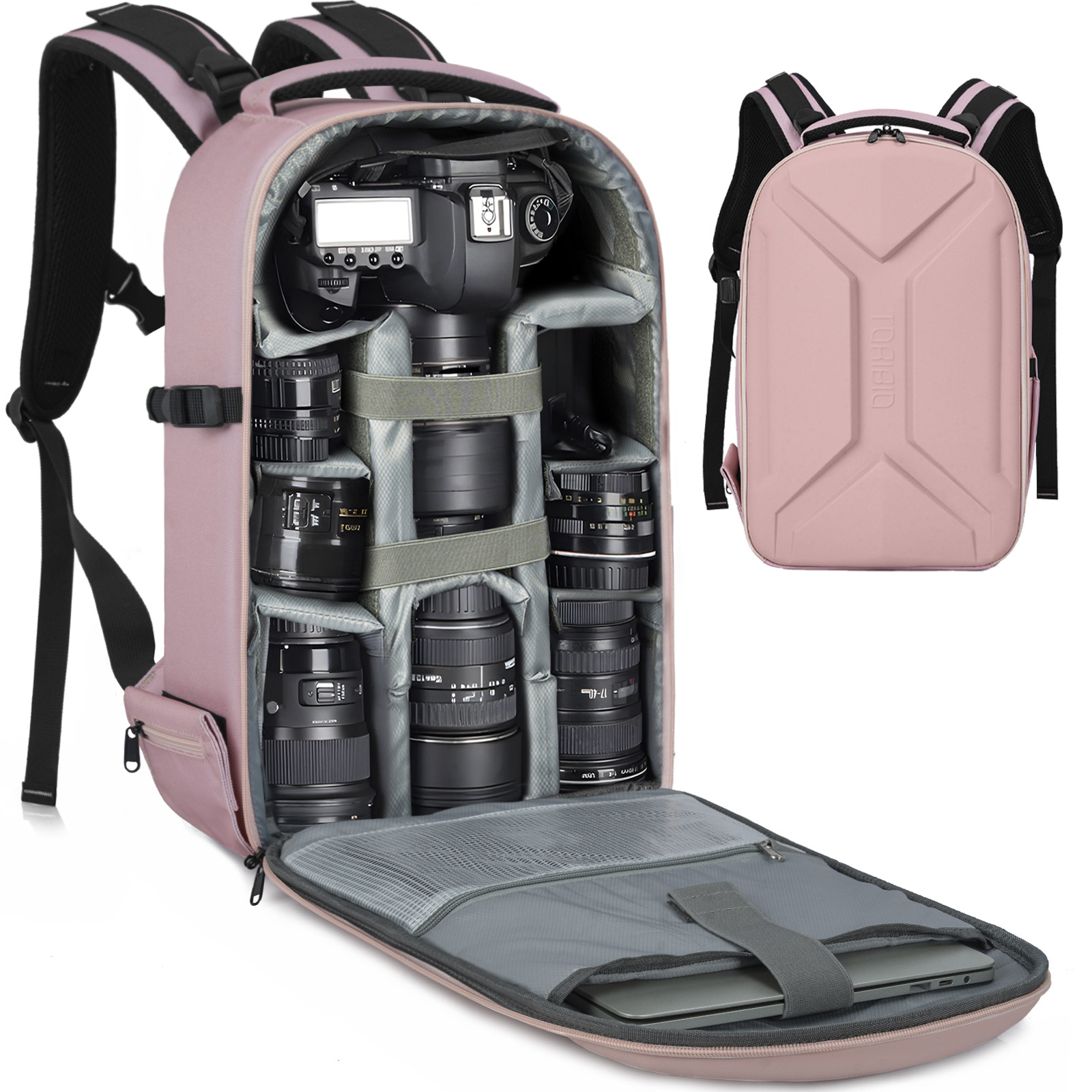 SLR 카메라 가방 국경 간 폭발 디지털 어깨 사진 전문 야외 방수 하드 쉘 착용 방지 대용량 배낭