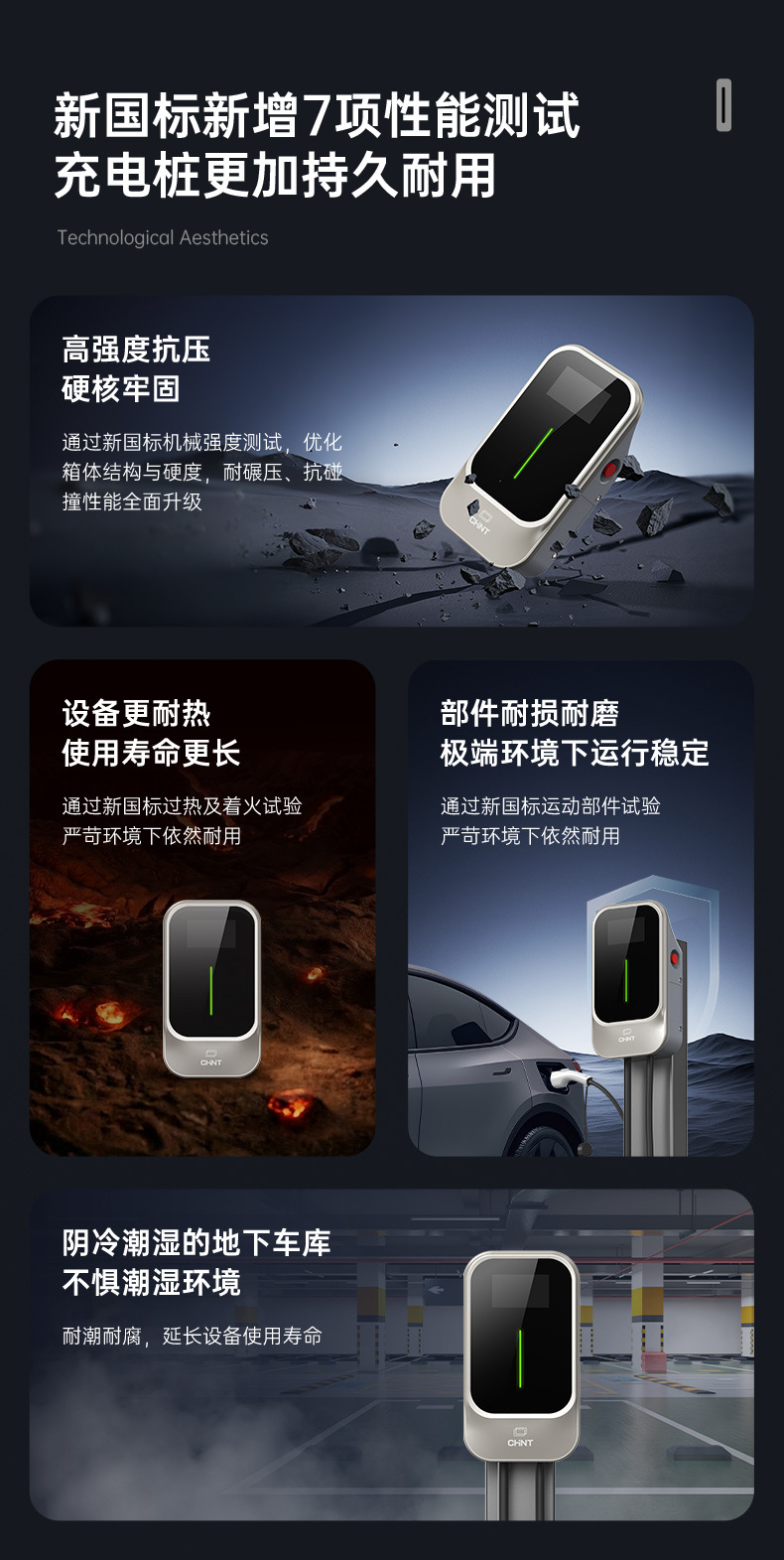 Chint 7KW Commercial AC Charging Station for Shared Use in Residential Communities and Hotels, with Scan Code Billing for New Energy Vehicle Charging