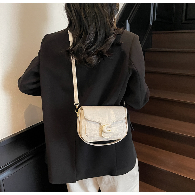Korean niche fashion handbag for women 2025 new style simple solid color casual small square bag with a sense of high-end crossbody undefined