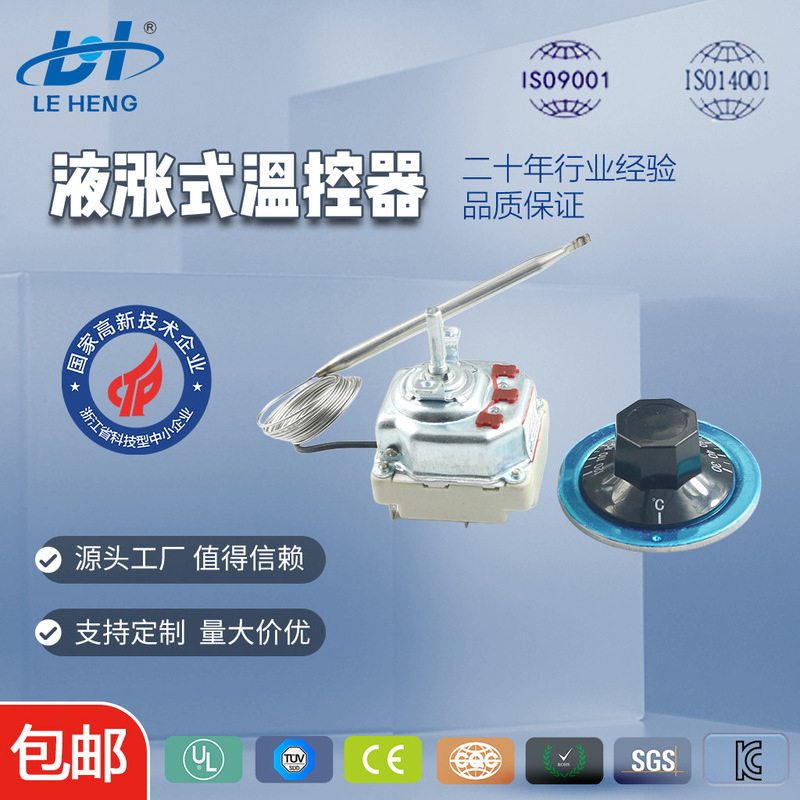 Mechanical 250-Degree Temperature Controller and Humidity Thermostat for Sausage Grilling Machine Whd-250E Adjustable Thermostat