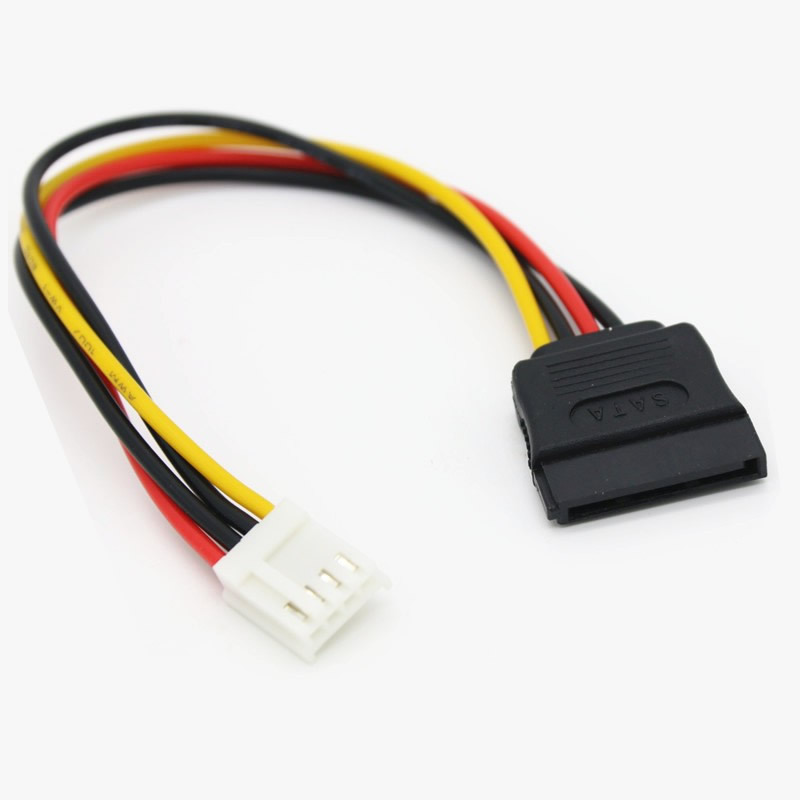 Small 4Pin to Sata Male Power Cord Sata to Soft Drive 4P Female to 15P Male Sata to 4P Power Supply Cable