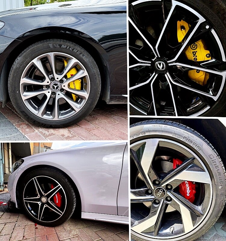 Suitable for car caliper covers, custom-designed for specific vehicles, modified brake calipers, Brembo aluminum alloy caliper housings, color modification available