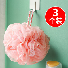 2F沐浴球浴花泡泡洗澡球超柔軟女大號可愛不散搓澡兩用洗浴用品