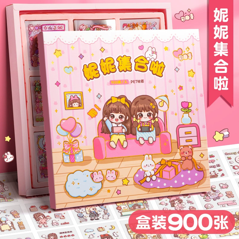 Children's sticker, set, stickers, Birthday gift, scheduler