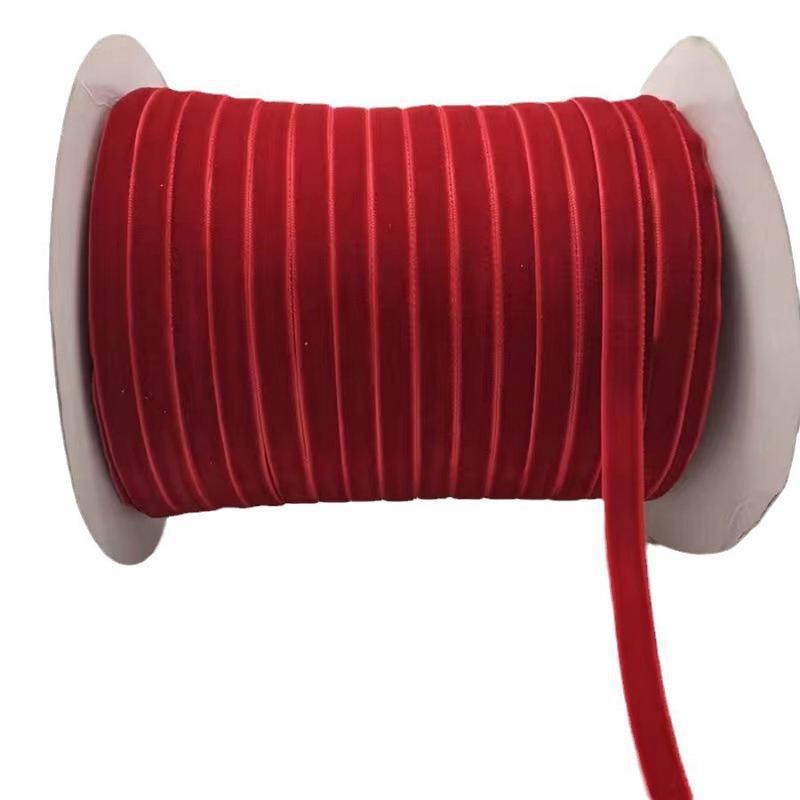 Cinta de Terciopelo de 6-38 mm para Decoración de Bodas y Fiestas, Regalo Hecho a Mano