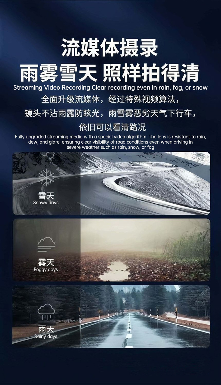2026 New Model Four-Channel Dashcam 5K Ultra-Clear Voice-Controlled Wifi Panoramic Reversing Image Sentry Mode Wide-Angle