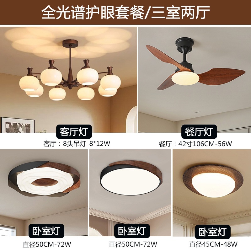 Lámpara de la sala de estar de estilo medieval atmósfera americana comedor sala de estar luces principales retro francesa Nanyang estilo lámparas de dormitorio